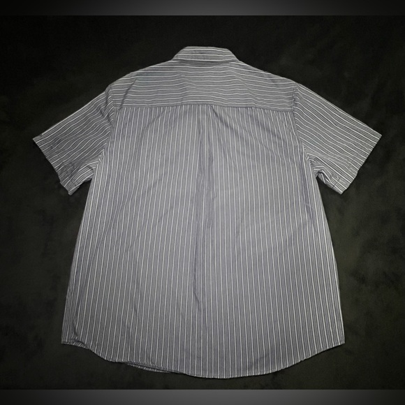 Haband Men’s Western Striped Pearl Snap Short Sleeve Shirt, Vintage, Size Large - Picture 5 of 10